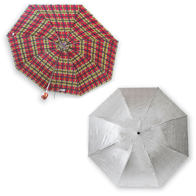 23 Inches x 8k Manual Open 4 Fold Umbrella