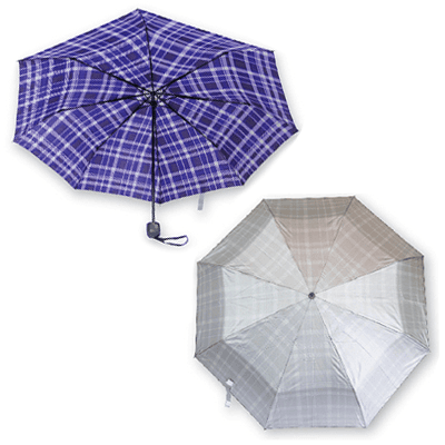 21.5 Inches Metal Manual Open 3 Fold Umbrella