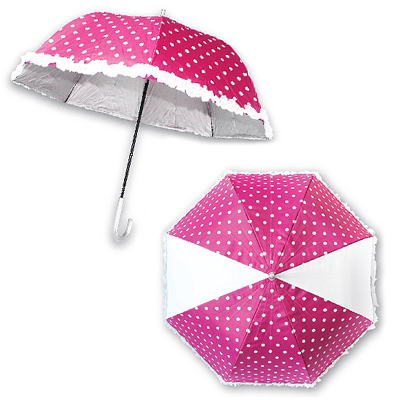 Custom Made 24 Inches x 27 Inches Dome Shape and Frill Edge Umbrella