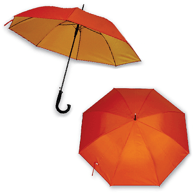 Custom Made 24 Inches x 27 Inches Double Layer and Piping Umbrella