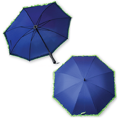 Custom Made 24 Inches x 27 Inches Frill Edge Umbrella