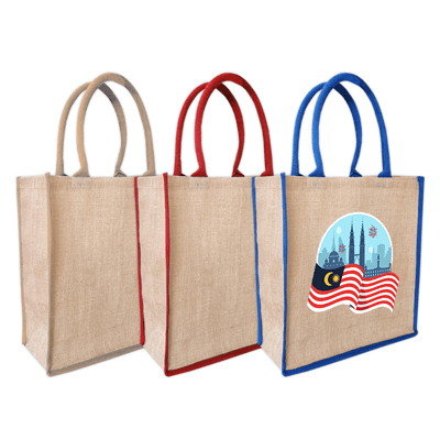 Jute Bag (Cotton Padded Handle)
