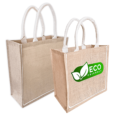 Jute Bag (Cotton Padded Handle)