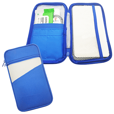 Double Zipper Travel Pouch - 600D