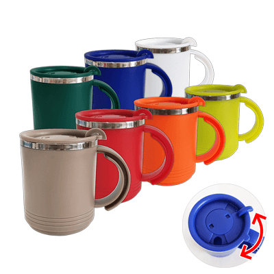 3 Ring Stainless Steel Mug (400ml)