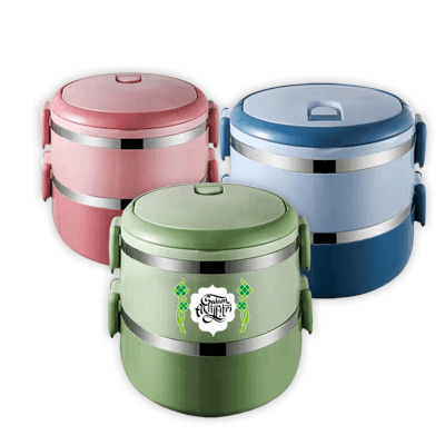Lunch Jar 4 (2 Tiers) - Stainless Steel Lunch Jar