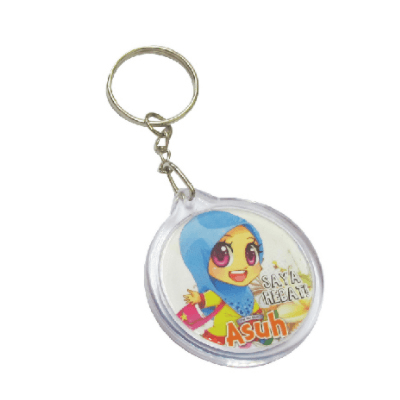 Acrylic Keychain - Round