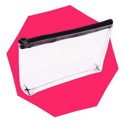 Transparent Zipper Pouch 1