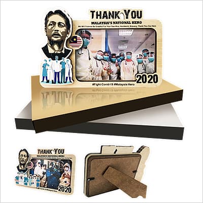 MALAYSIA’S NATIONAL HEROES Exclusive Wooden Frame Series