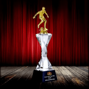 Crystal Metal Sport Trophy