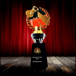 Crystal Metal Sport Trophy
