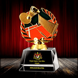 Crystal Metal Sport Trophy