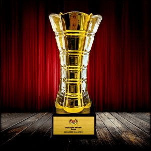 Elegant Golden Crystal Vase