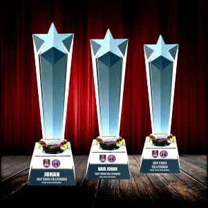 Exclusive Crystal Star Trophy