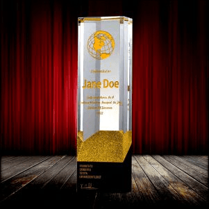 Exclusive Crystal Trophy