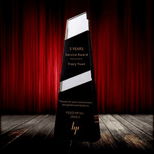Exclusive Crystal Trophy