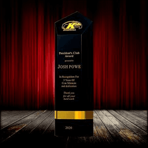 Exclusive Crystal Trophy