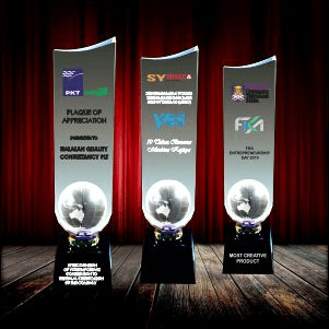 Exclusive Crystal Trophy
