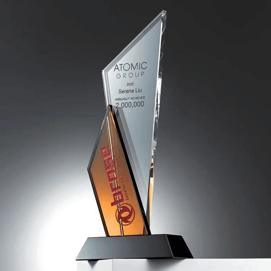 Exclusive Crystal Trophy