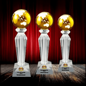 Exclusive Crystal Trophy