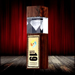Exclusive Crystal Wooden Trophy