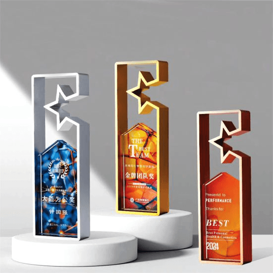 Exclusive Metal Crystal Award