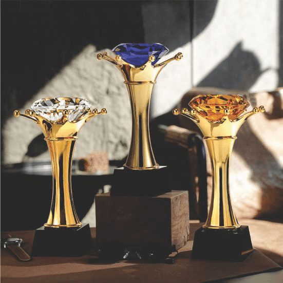 Exclusive Metal Crystal Award