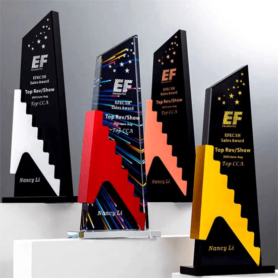 Exclusive Metal Crystal Award