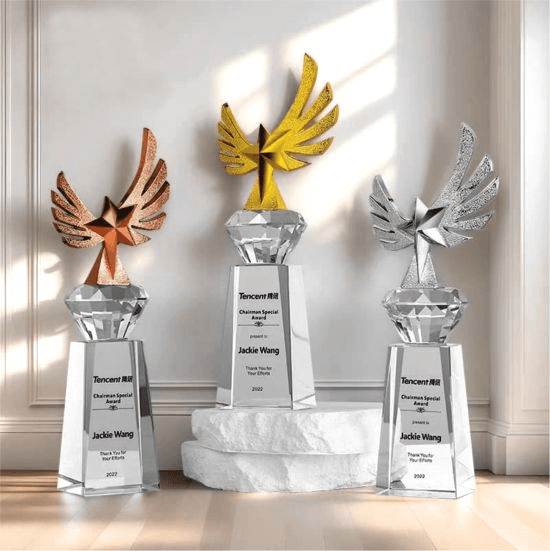 Exclusive Metal Crystal Award