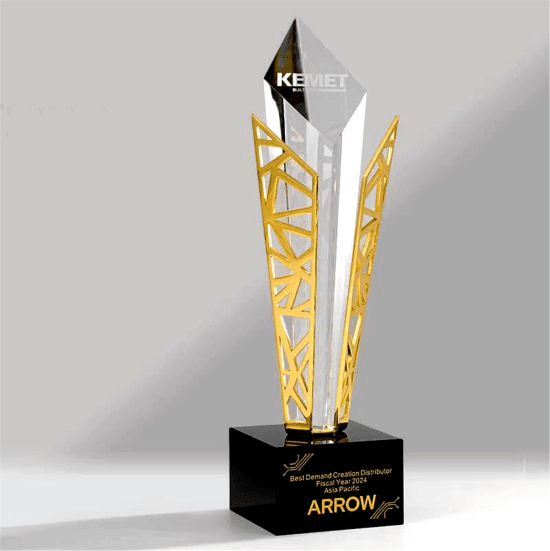 Exclusive Metal Crystal Award