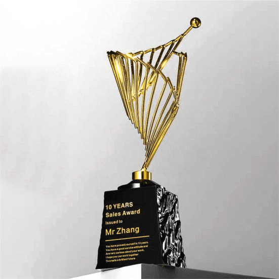 Exclusive Metal Crystal Award