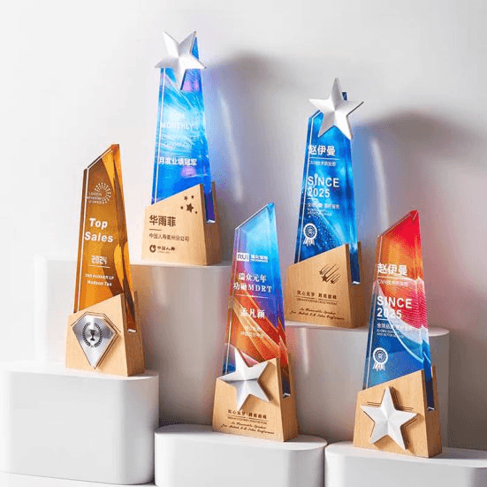Exclusive Wooden Metal Award