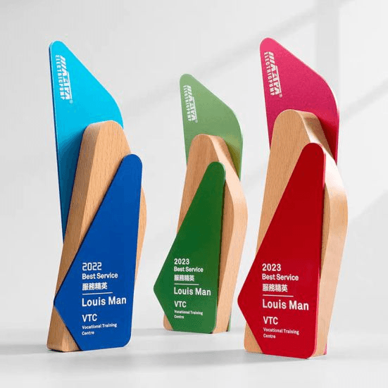 Exclusive Wooden Metal Award