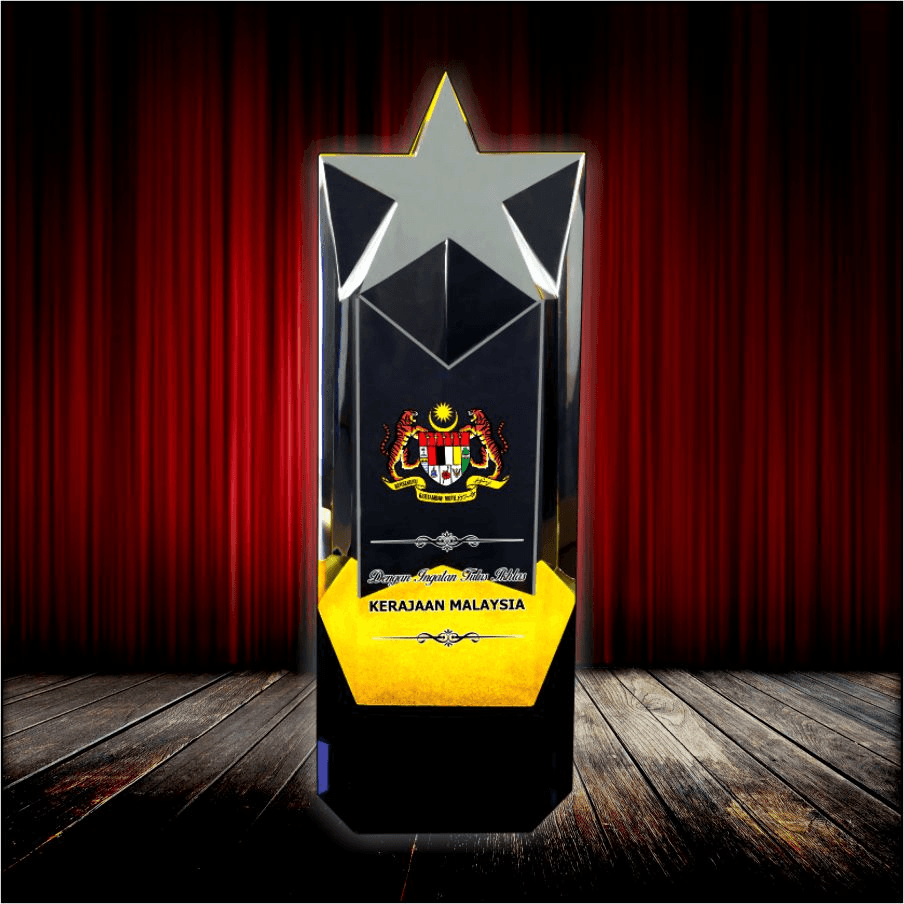 Special Golden Embedded Crystal