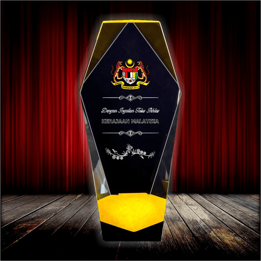 Special Golden Embedded Crystal
