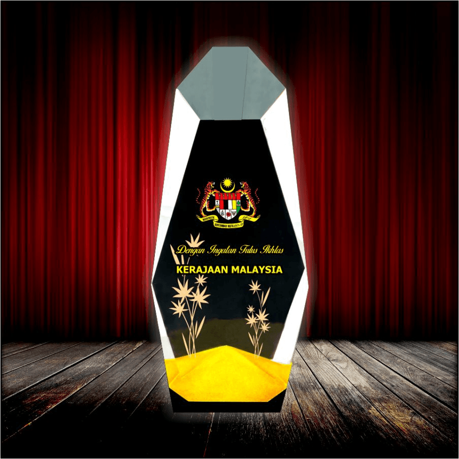 Special Golden Embedded Crystal