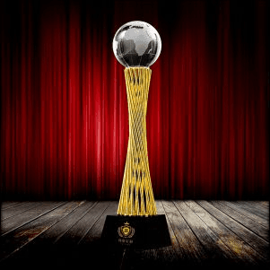 Exclusive Metal Crystal Trophy