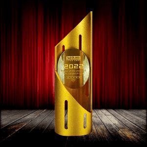 Exclusive Metal Crystal Trophy