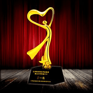 Exclusive Metal Crystal Trophy