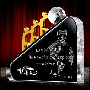 Exclusive Metal Crystal Award