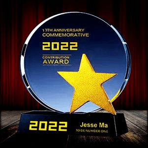 Exclusive Metal Crystal Award