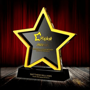 Exclusive Metal Crystal Award