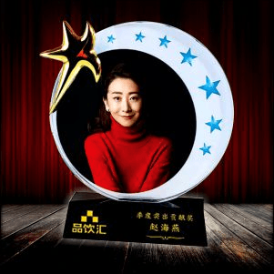 Exclusive Metal Crystal Award