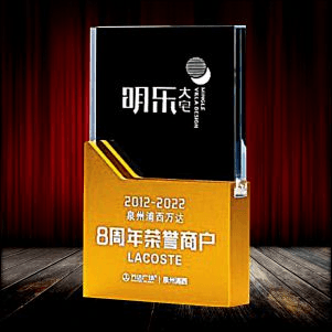 Exclusive Metal Crystal Award