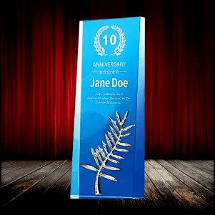 Exclusive Metal Crystal Award