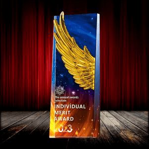 Exclusive Metal Crystal Award