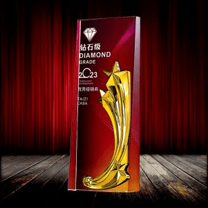 Exclusive Metal Crystal Award