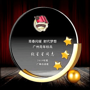 Exclusive Metal Crystal Award