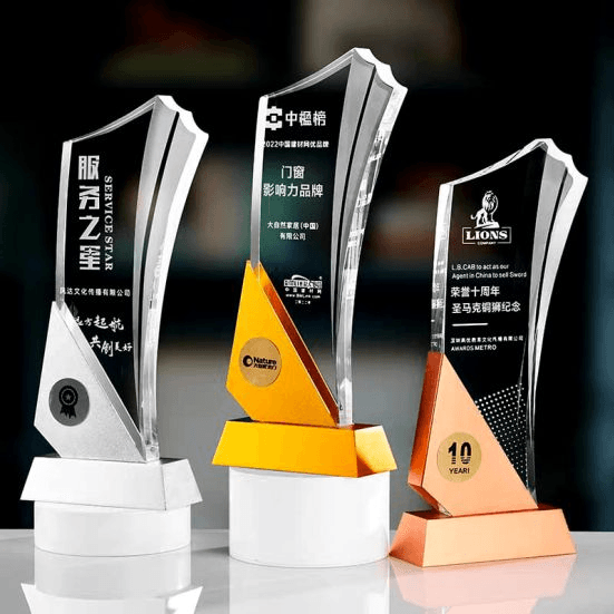 Exclusive Metal Crystal Award