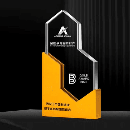 Exclusive Metal Crystal Award